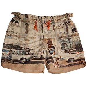 Orlebar Brown Boys Russell Swim Shorts in Carlton Cannes Print Boy's Size 10 EUC